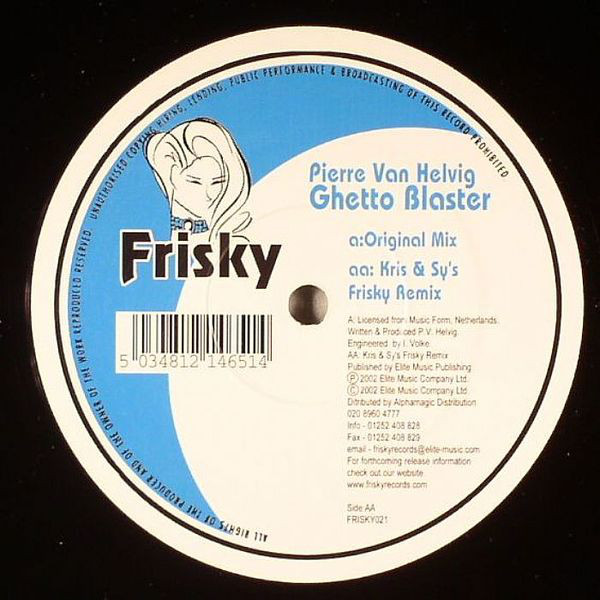 Pierre Van Helvig - Ghetto Blaster - Used Vinyl Record 12" image 1