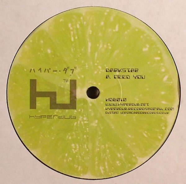 Darkstar - Need You / Squeeze My Lime - Vinyl Record 12" image 1