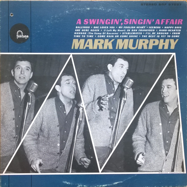 Mark Murphy - A Swingin', Singin' Affair - Used Vinyl Record image 1