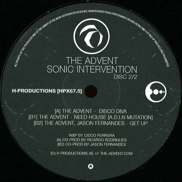 Advent - Sonic Intervention (Disc 2/2) - Vinyl Record 12" image 1