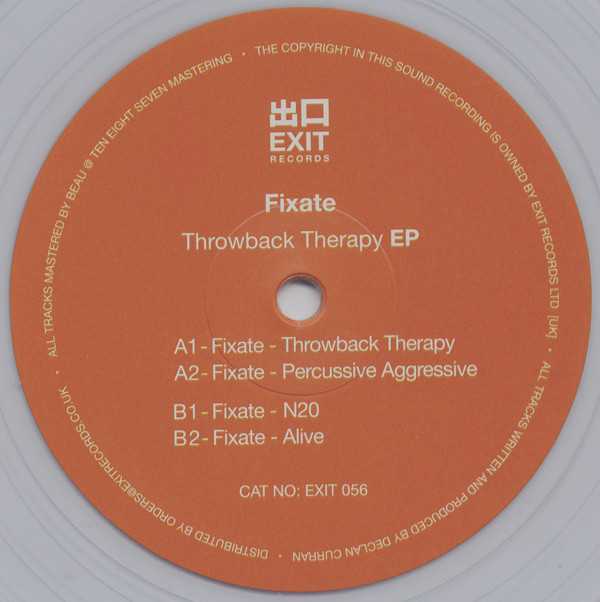 Fixate - Throwback Therapy EP - Vinyl Record 12" image 1