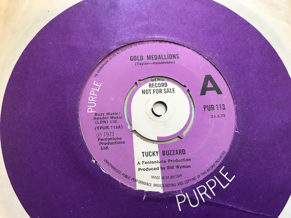 Tucky Buzzard - Gold Medallions - Used Vinyl Record 7" image 1