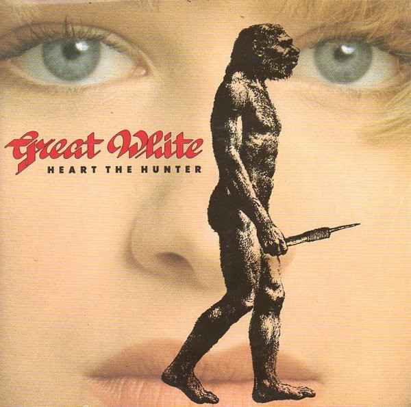 Great White - Heart The Hunter - Used Vinyl Record 7" image 1