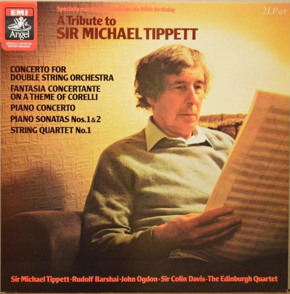 Various - A Tribute To Sir Michael Tippett - Used Vinyl Record image 1