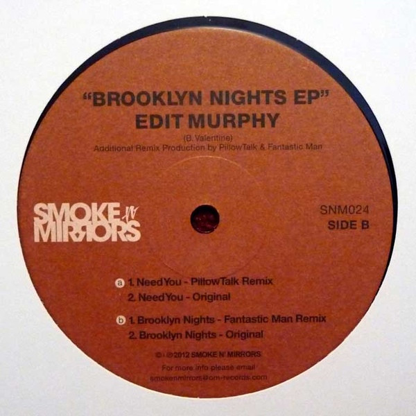Edit Murphy - Brooklyn Nights EP - Vinyl Record 12" image 1