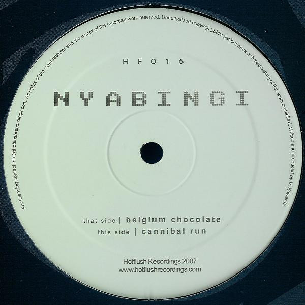 Nyabingi - Belgium Chocolate / Cannibal Run - Vinyl Record 12" image 1