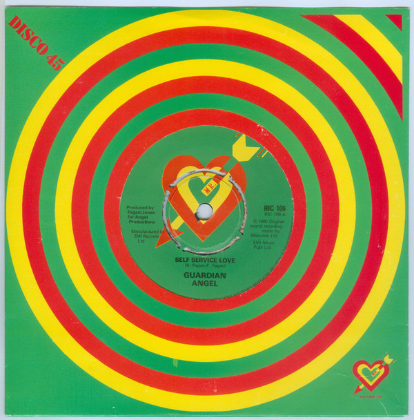 Guardian Angel - Self Service Love / Jim Screechie - Used Vinyl Recor image 1