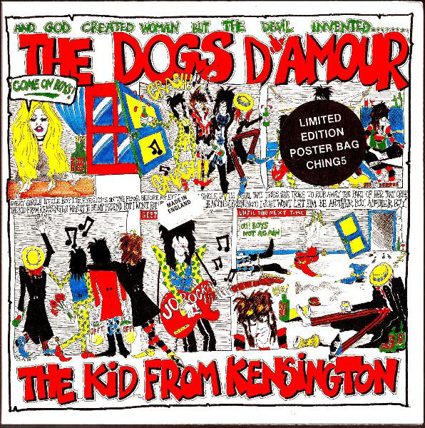 Dogs D'Amour - Kid From Kensington - Used Vinyl Record 7" image 1