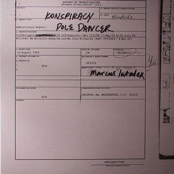 Marcus Intalex - Konspiracy / Pole Dancer - Vinyl Record 12" image 1