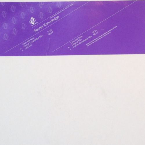 Secret Knowledge - Love Me Now - Used Vinyl Record 12" image 1