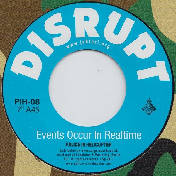 Disrupt - Events Occur In Realtime / Atomica Rydim - Vinyl Record 7" image 1