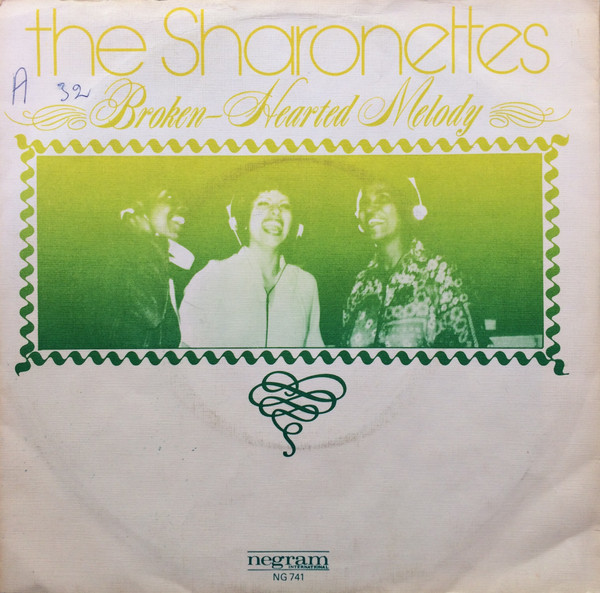 Sharonettes - Broken-Hearted Melody - Used Vinyl Record 7" image 1
