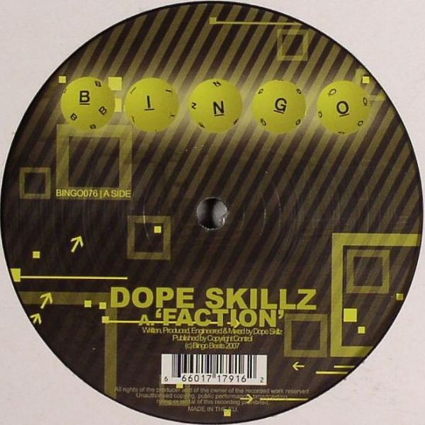 Dope Skillz - Faction / Who Are You - Used Vinyl Record 12" image 1