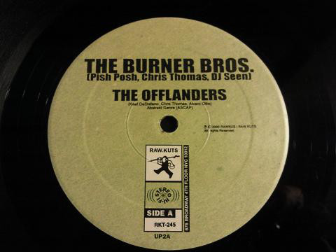 Burner Brothers - Offlanders / Slick Turf - Used Vinyl Record 12" image 1