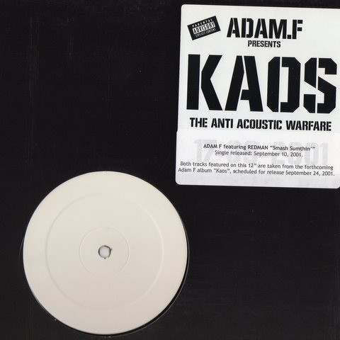 Adam F - Smash Sumthin' /  Dirty Harry's Revenge - Vinyl Reco image 1