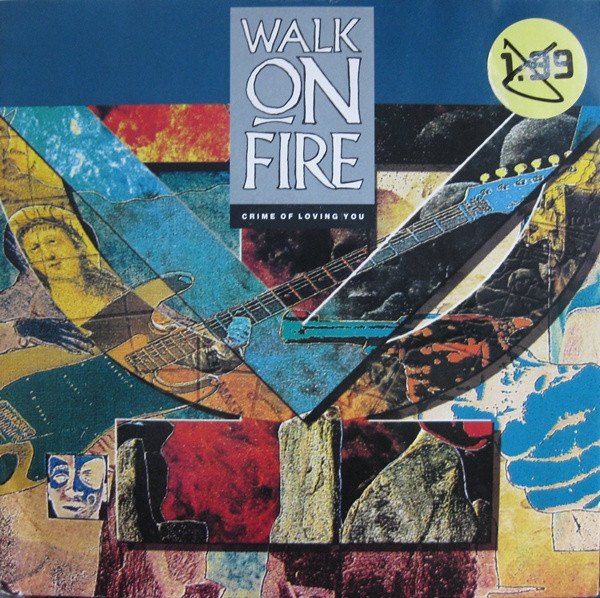 Walk On Fire - Crime Of Loving You - Used Vinyl Record 12" image 1