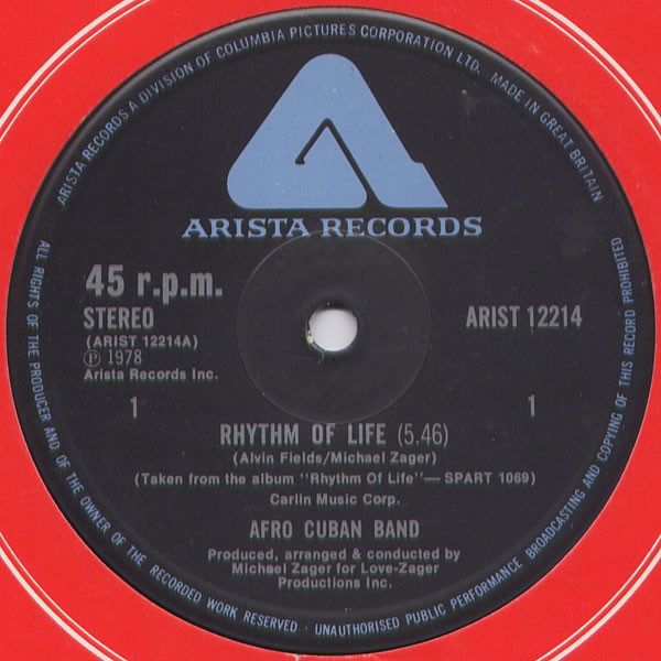 Love Childs Afro Cub - Rhythm Of Life - Used Vinyl Record 12" image 1