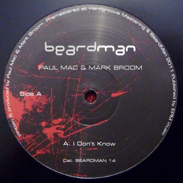 Paul Mac - I Don't Know - Vinyl Record 12" image 1