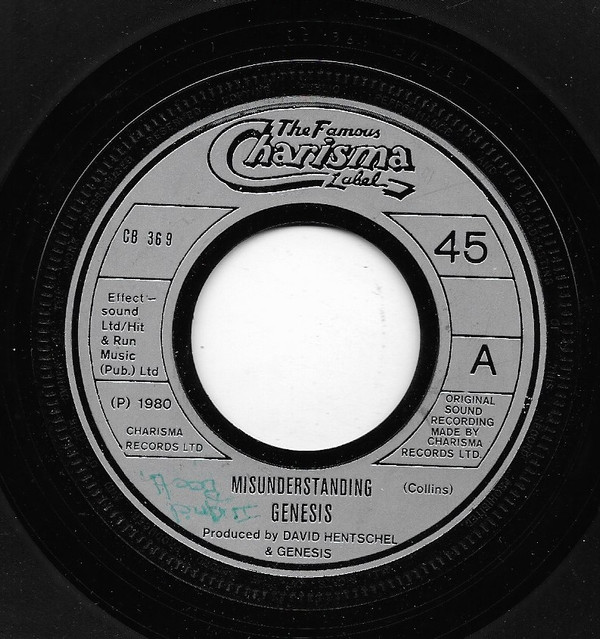 Genesis - Misunderstanding - Used Vinyl Record 7" image 1