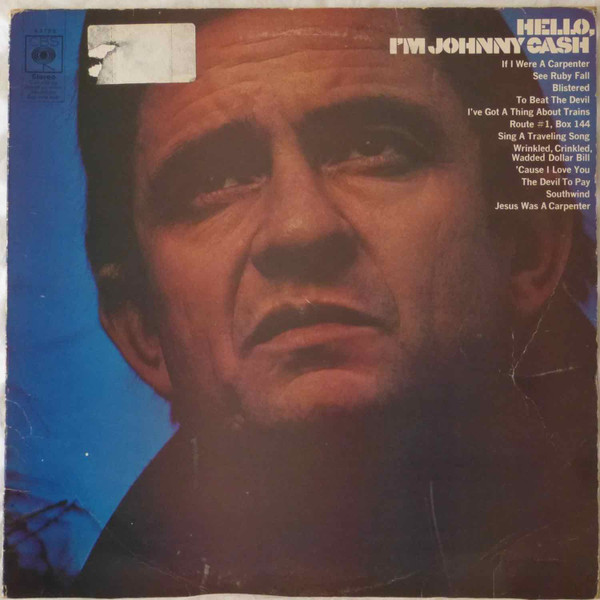 Johnny Cash - Hello, I'm - Used Vinyl Record image 1
