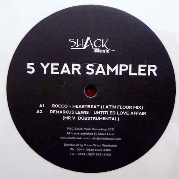 DJ Rocco - Shack Music 5 Years - Part One - Vinyl Record 12" image 1