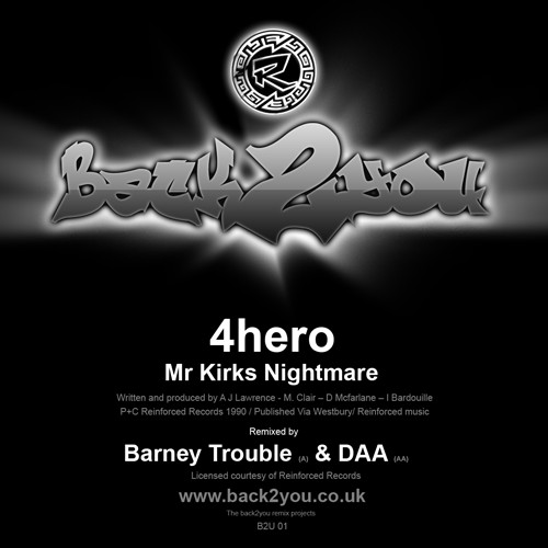 4 Hero - Mr Kirks Nightmare (Back 2 You Remixes) - Vinyl Reco image 1