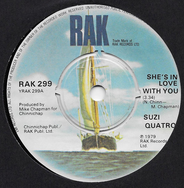 Suzi Quatro - She's In Love With You - Used Vinyl Record 7" image 1