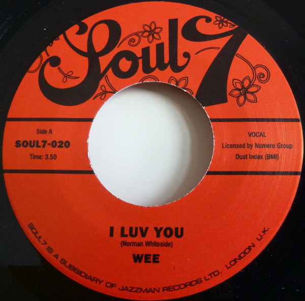 Wee - I Luv You / I Want To Show You - Vinyl Record 45 RPM image 1
