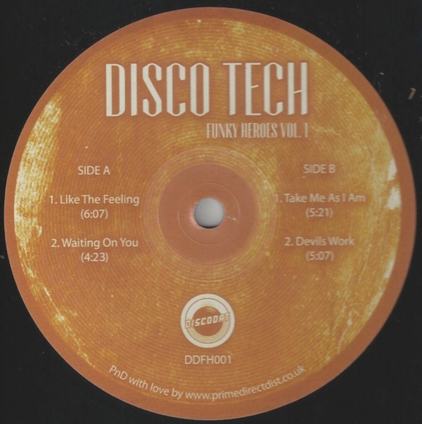 Disco Tech - Funky Heroes Vol. 1 - Vinyl Record 12" image 1