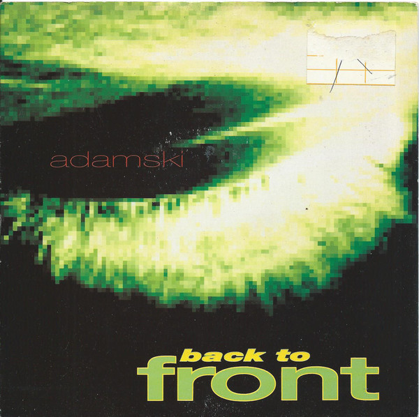 Adamski - Back To Front - Used Vinyl Record 7" image 1