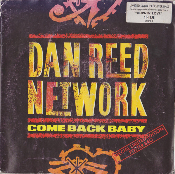 Dan Reed Network - Come Back Baby - Used Vinyl Record 7" image 1
