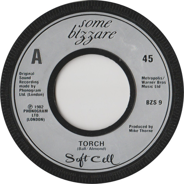 Soft Cell - Torch - Used Vinyl Record 7" image 1