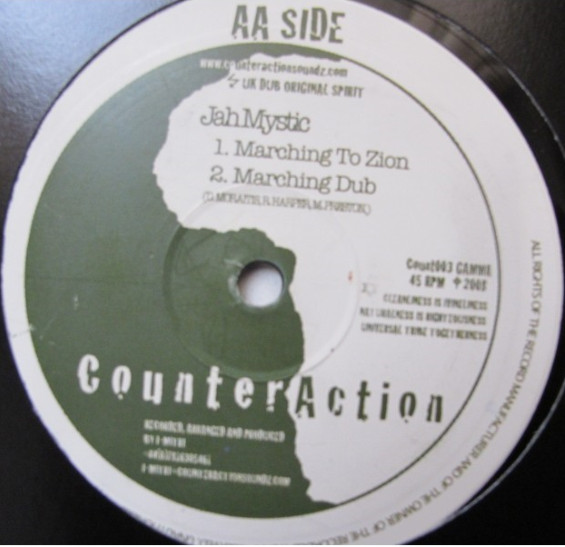 Counteraction - (Babylon) Illusions / Marching To Zion - Used Vinyl R image 1