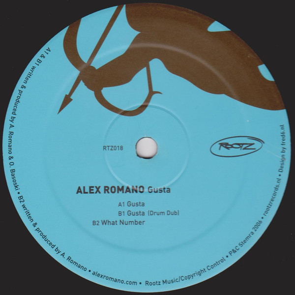 Alex Romano - Gusta - Used Vinyl Record 12" image 1