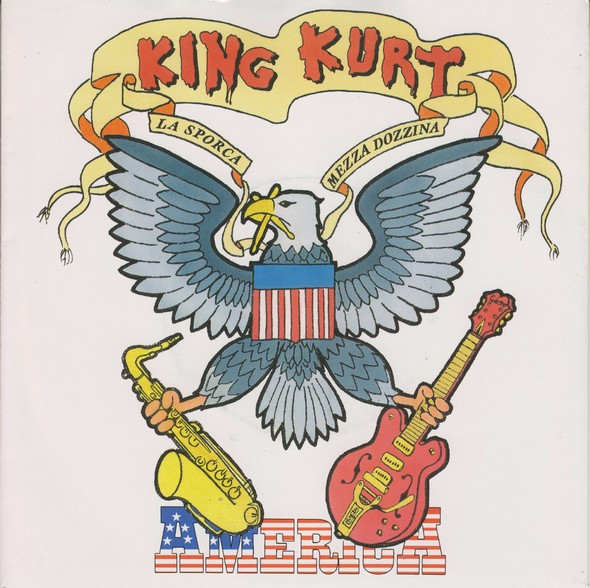 King Kurt - America - Used Vinyl Record 7" image 1