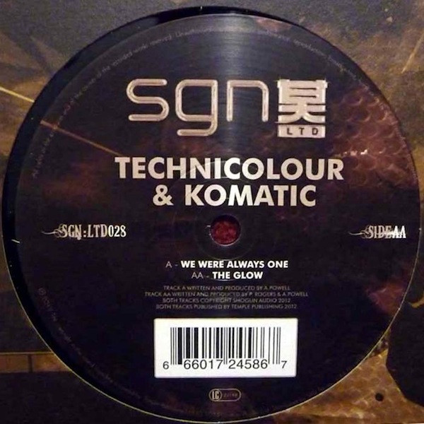 Technicolour & Komat - We Were Always One / The Glow - Vinyl Record 1 image 1