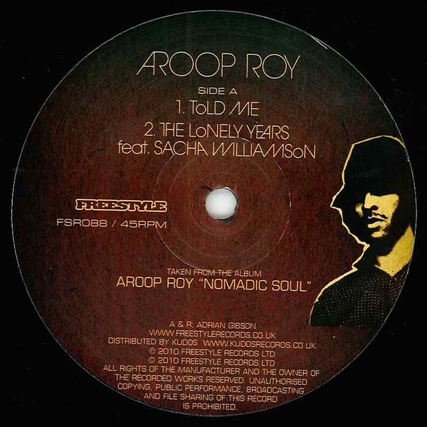 Aroop Roy - Told Me - Album Sampler - Vinyl Record 12" image 1
