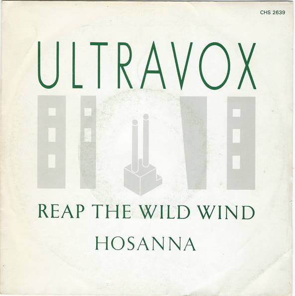 Ultravox - Reap The Wild Wind / Hosanna - Used Vinyl Record 7" image 1