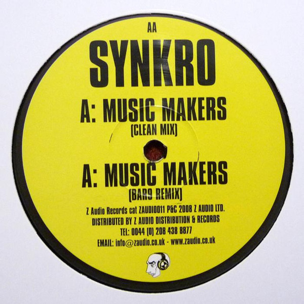 Synkro - Music Makers - Vinyl Record 12" image 1