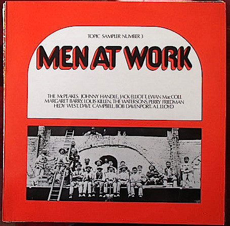 Various - Men At Work - Topic Sampler Of Folk Songs Number 3 - Used V image 1