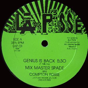 Mixmaster Spade - Genius Is Back - Vinyl Record 12" image 1