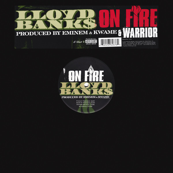 Lloyd Banks - On Fire / Warrior - Used Vinyl Record 12" image 1
