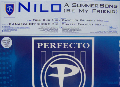 Nilo - A Summer Song (Be My Friend) - Used Vinyl Record 12" image 1