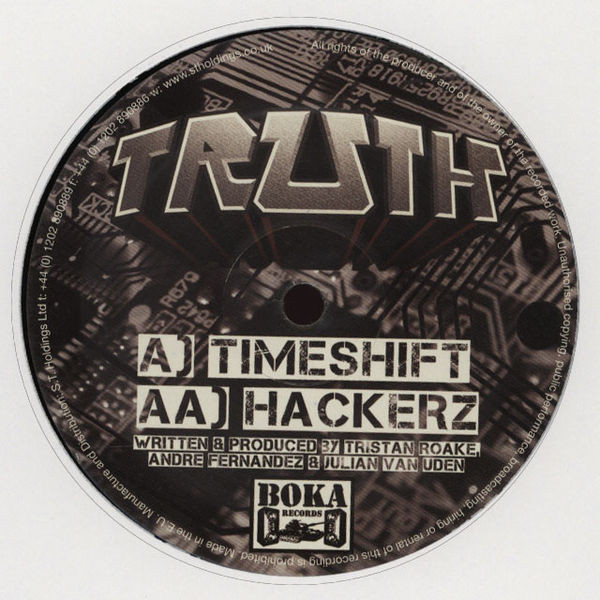 Truth - Timeshift / Hackerz - Vinyl Record 12" image 1