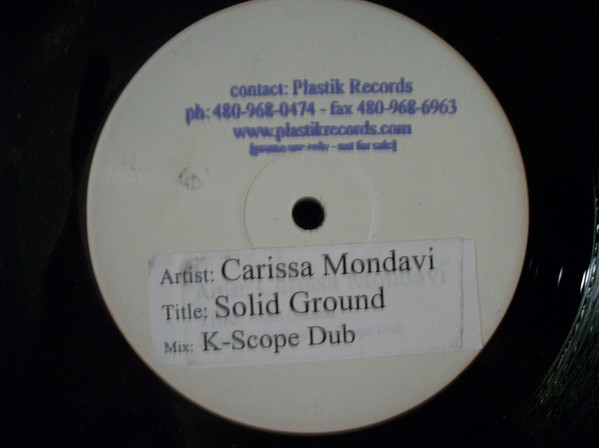 Carissa Mondavi - Solid Ground - Used Vinyl Record 12" image 1