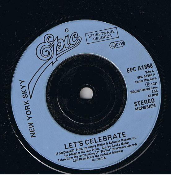 Skyy - Let's Celebrate - Used Vinyl Record 7" image 1