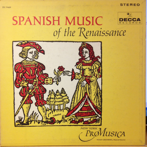 New York Pro Musica - Spanish Music Of The Renaissance - Used Vinyl Rec image 1