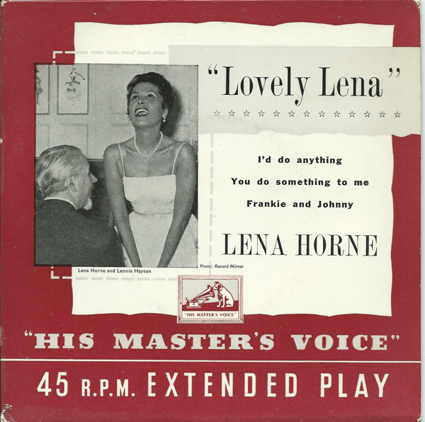 Lena Horne - Lovely Lena - Used Vinyl Record 7" image 1