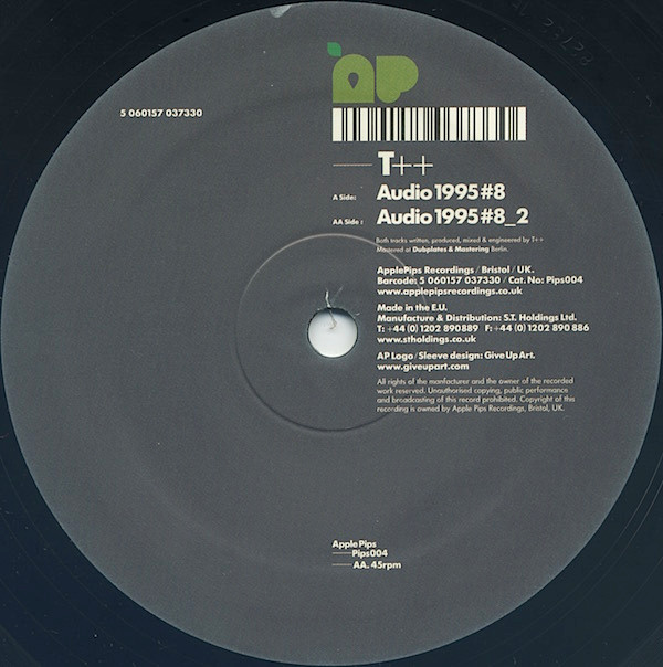 T++ - Audio1995#8 / Audio1995#8_2 - Vinyl Record 12" image 1