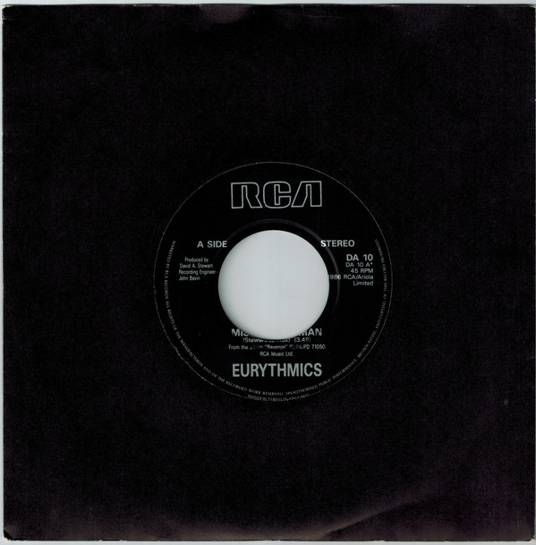 Eurythmics - Missionary Man - Used Vinyl Record 7" image 1
